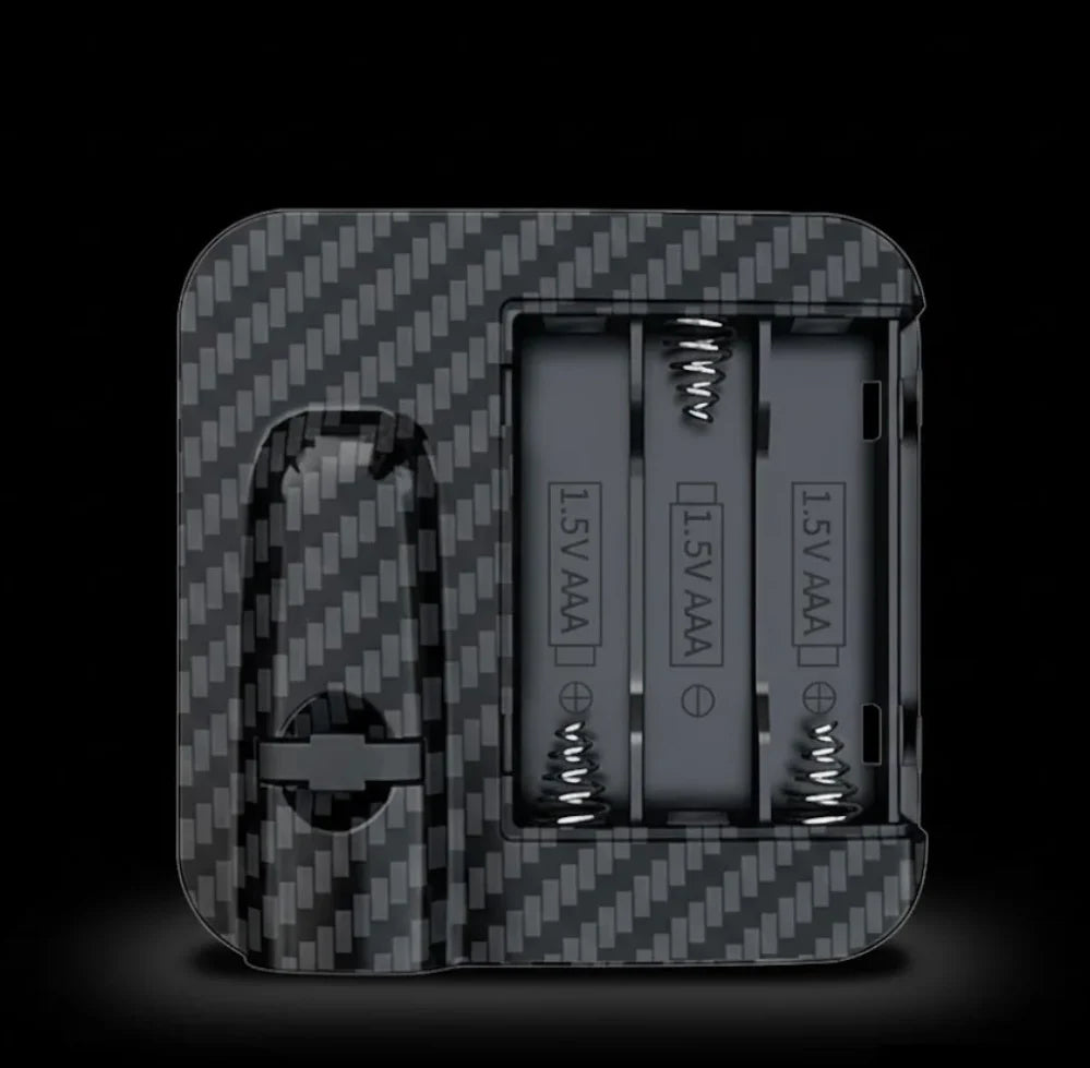 Wiring-free Carbon Fiber Pattern Infrared Door Sensor Projection Light